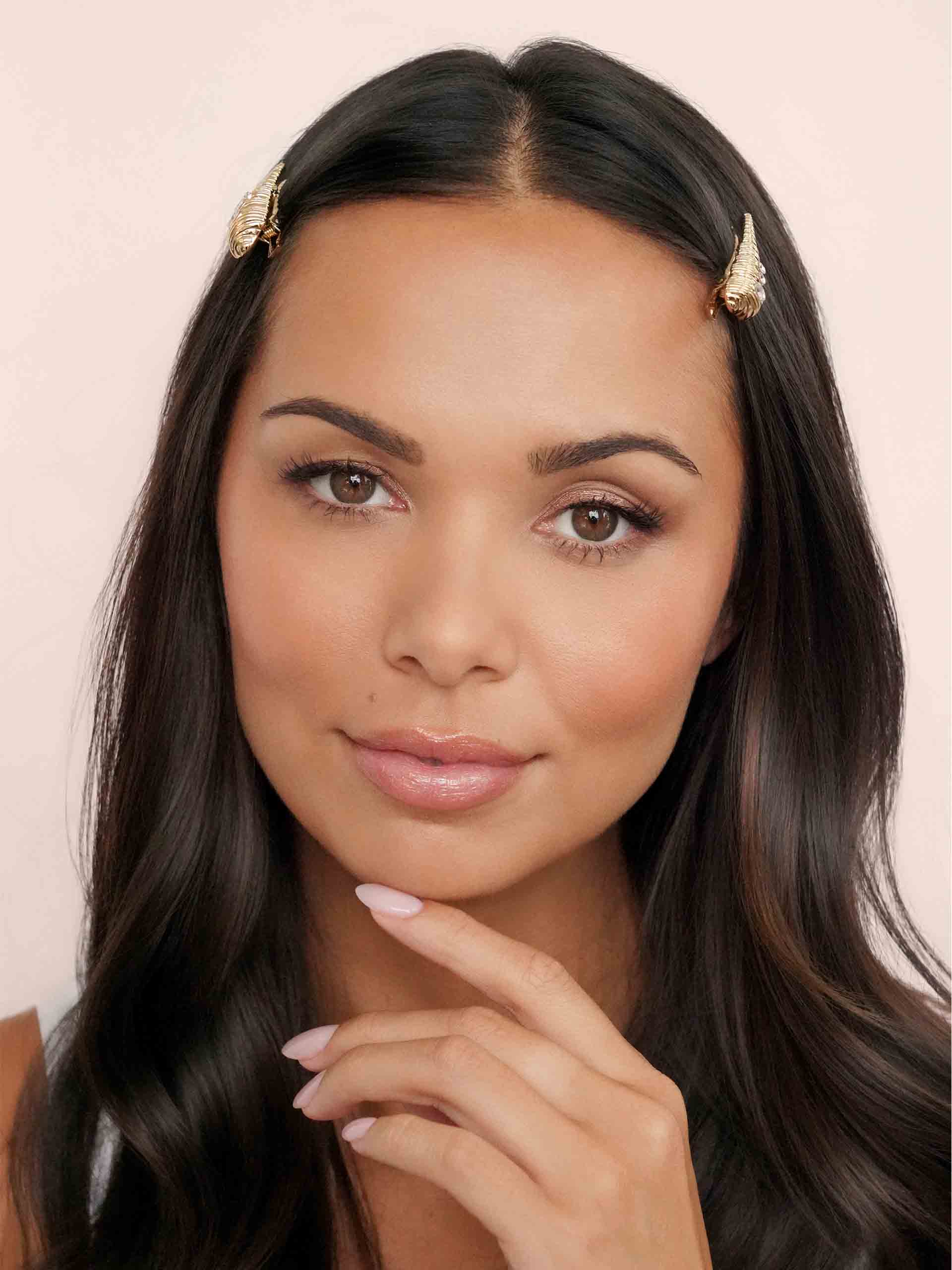 Capri Shell Barrette Set
