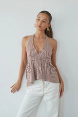 Cely Tie Babydoll Top
