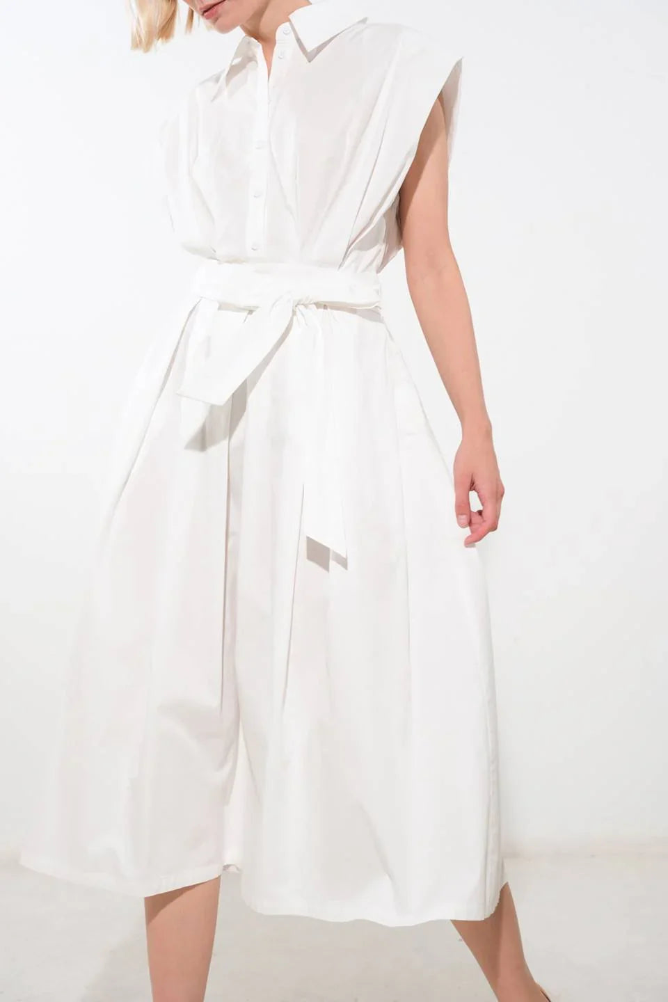 DEEPER CONNECTION DROP SHOULDER DRESS