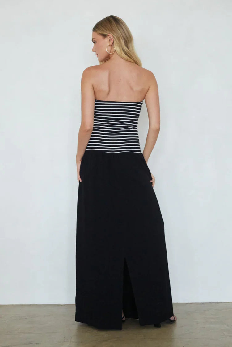 Toni Striped Maxi Dress