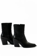 Victoria Angled Heel Boots