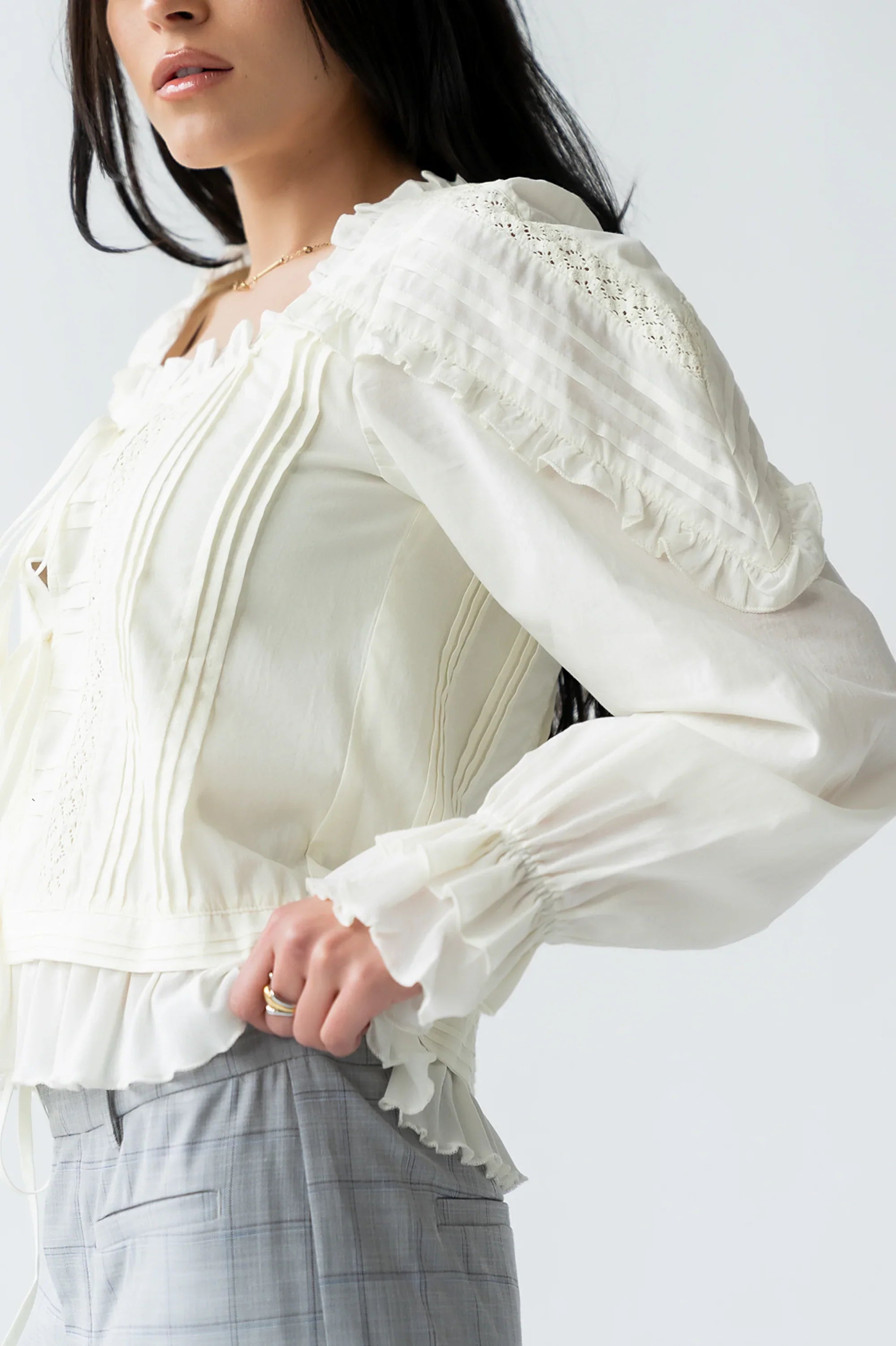 True Ruffle Blouse