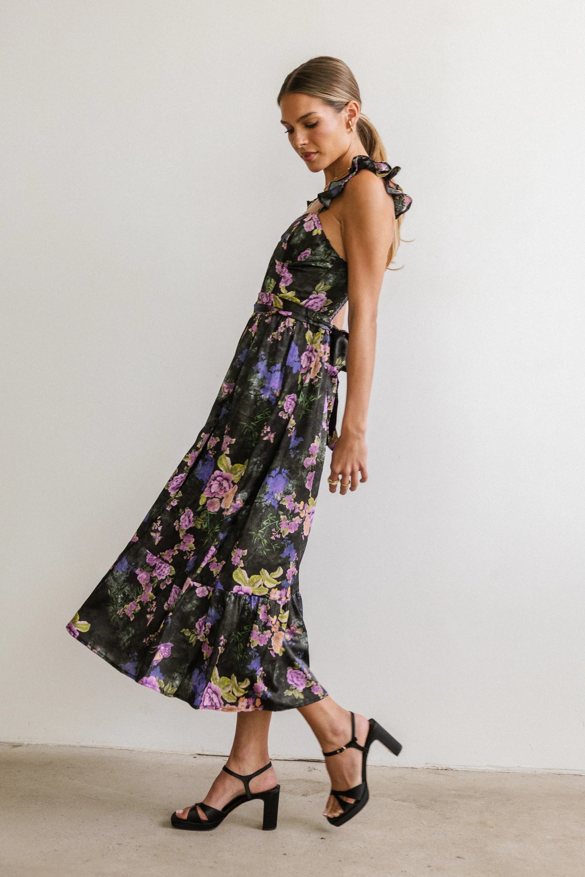 Florence Floral Midi Dress