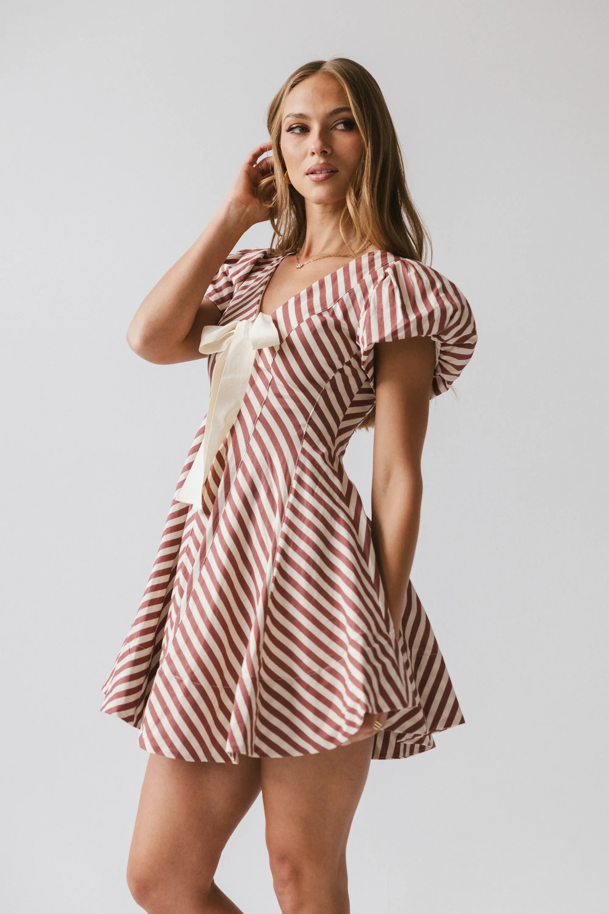 Kai Striped Mini Dress