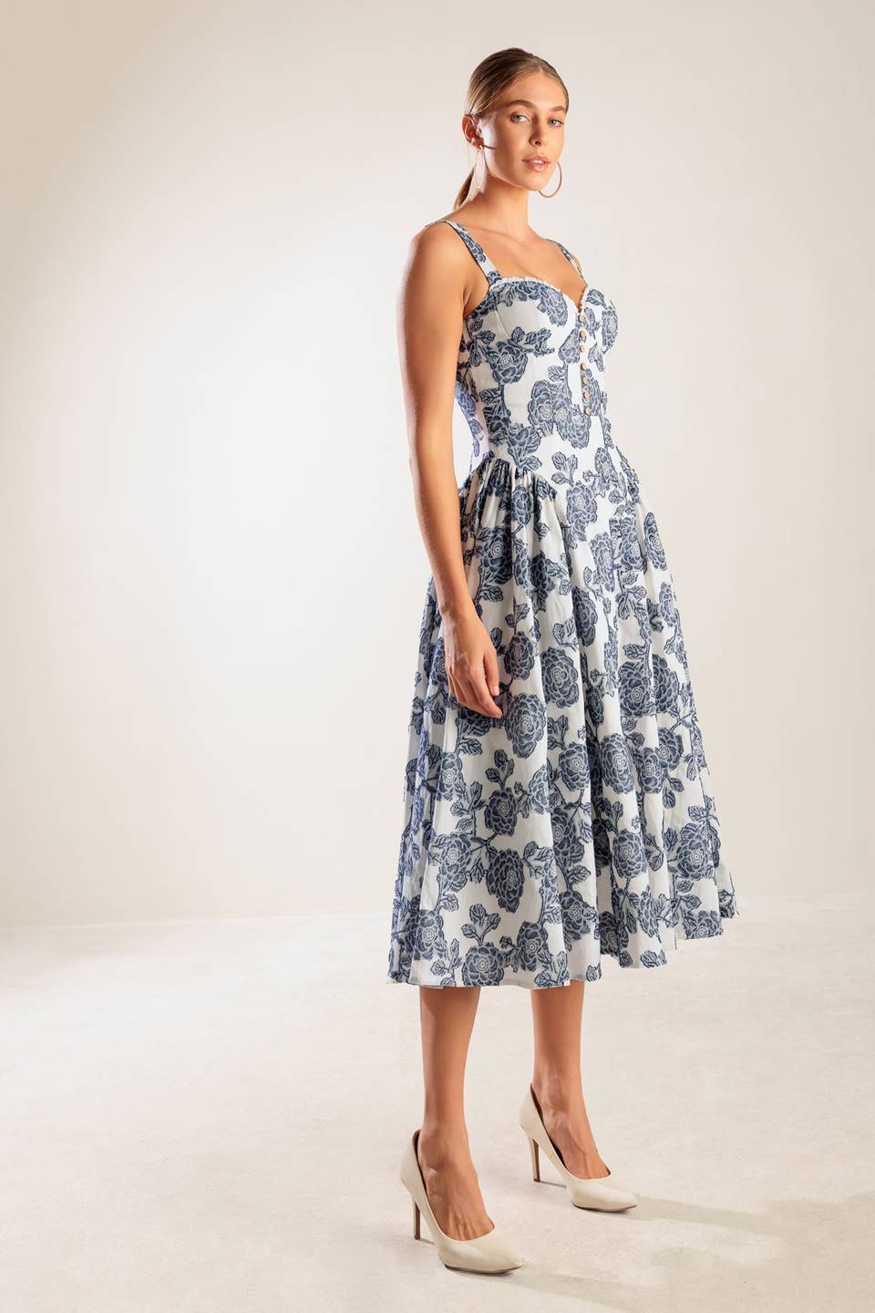 EXPLORING NEW INTERESTS MIDI DRESS