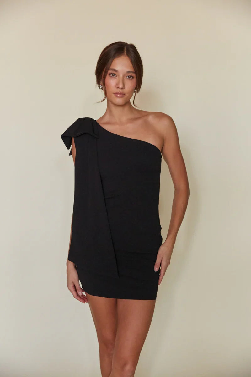 Mischa Bow Bodycon Mini Dress