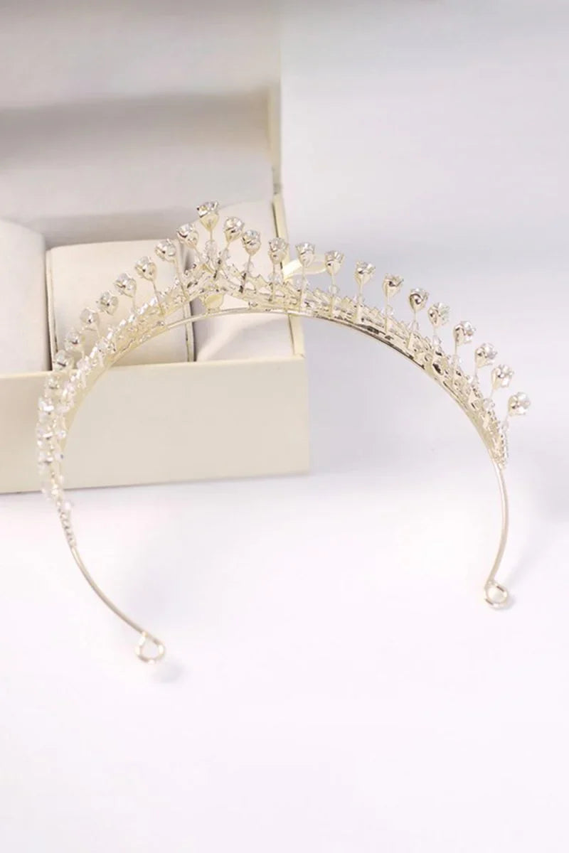 Silver Royal Queen Rhinestone Tiaras