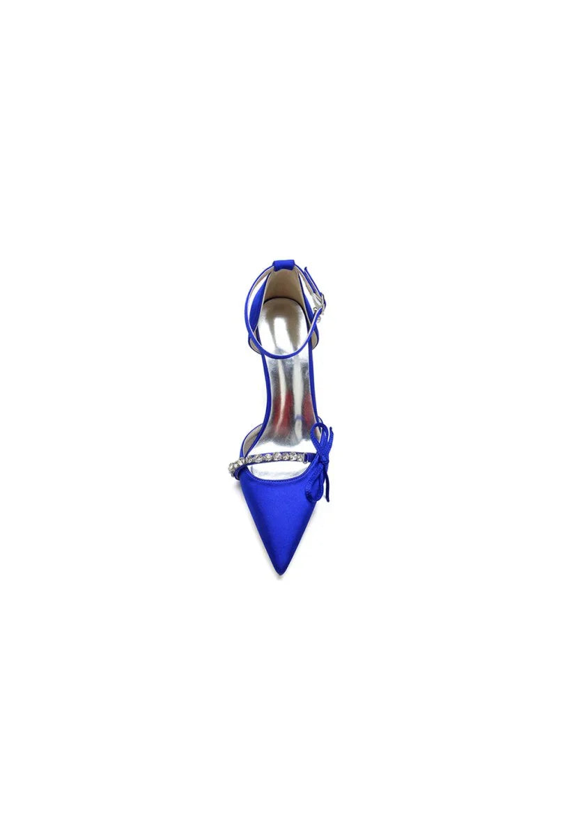 Pointed Toe Party Heels with Bow