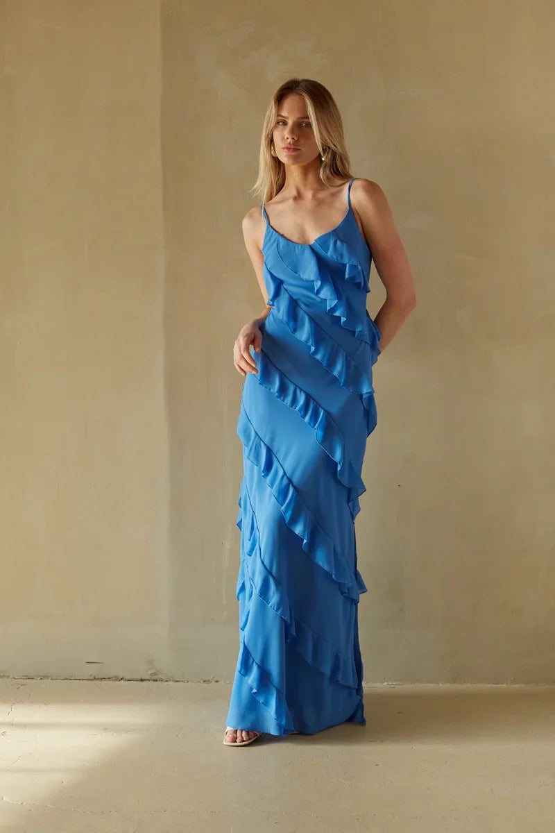 Elizabeth Tiered Ruffle Maxi Dress