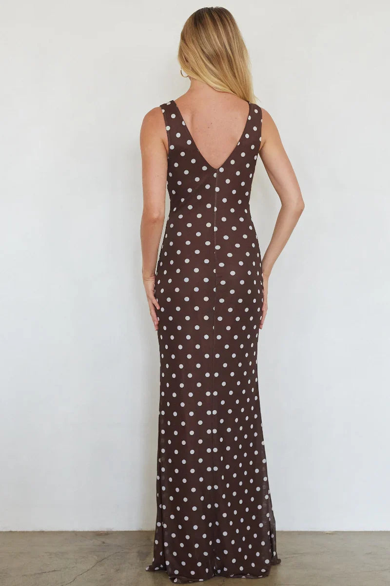 Lettie Mesh Maxi Dress