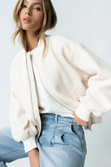 Lucie Sherpa Bomber Jacket
