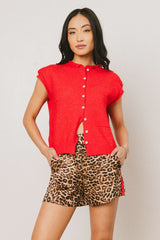 Clark Cardigan in Red