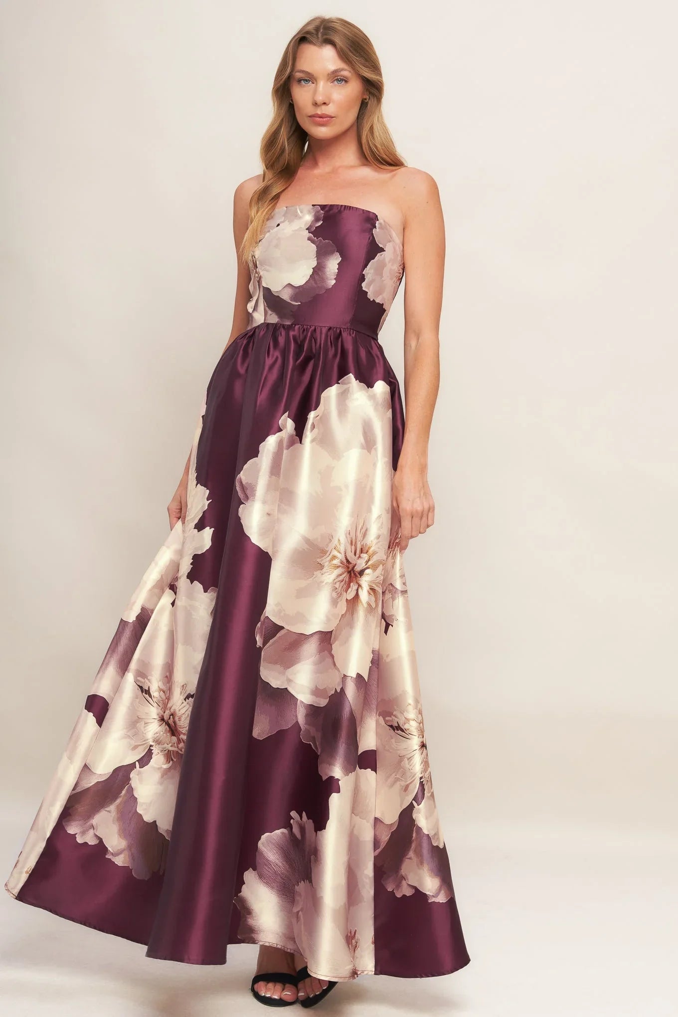 LUXE PEONY MAXI DRESS