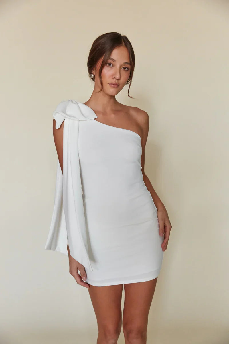 Mischa Bow Bodycon Mini Dress