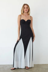 Dory Two Toned Maxi Dress