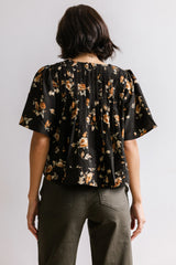 Rose Pleated Blouse