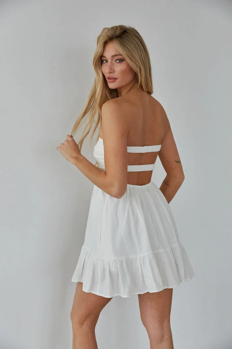 Savannah Twist Front Romper