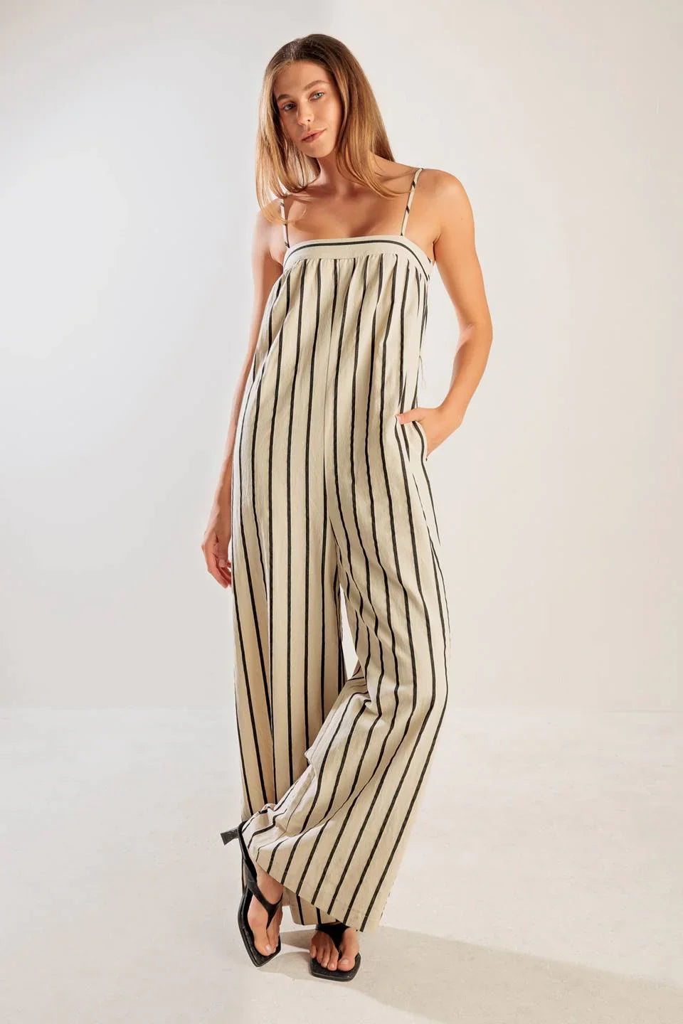 Brady Striped Jumpsuit
