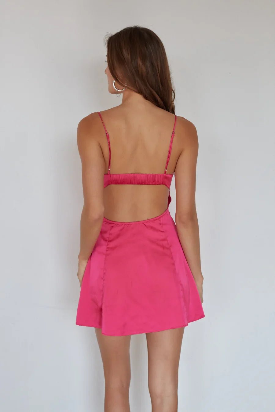 Mary Twist Front Mini Dress