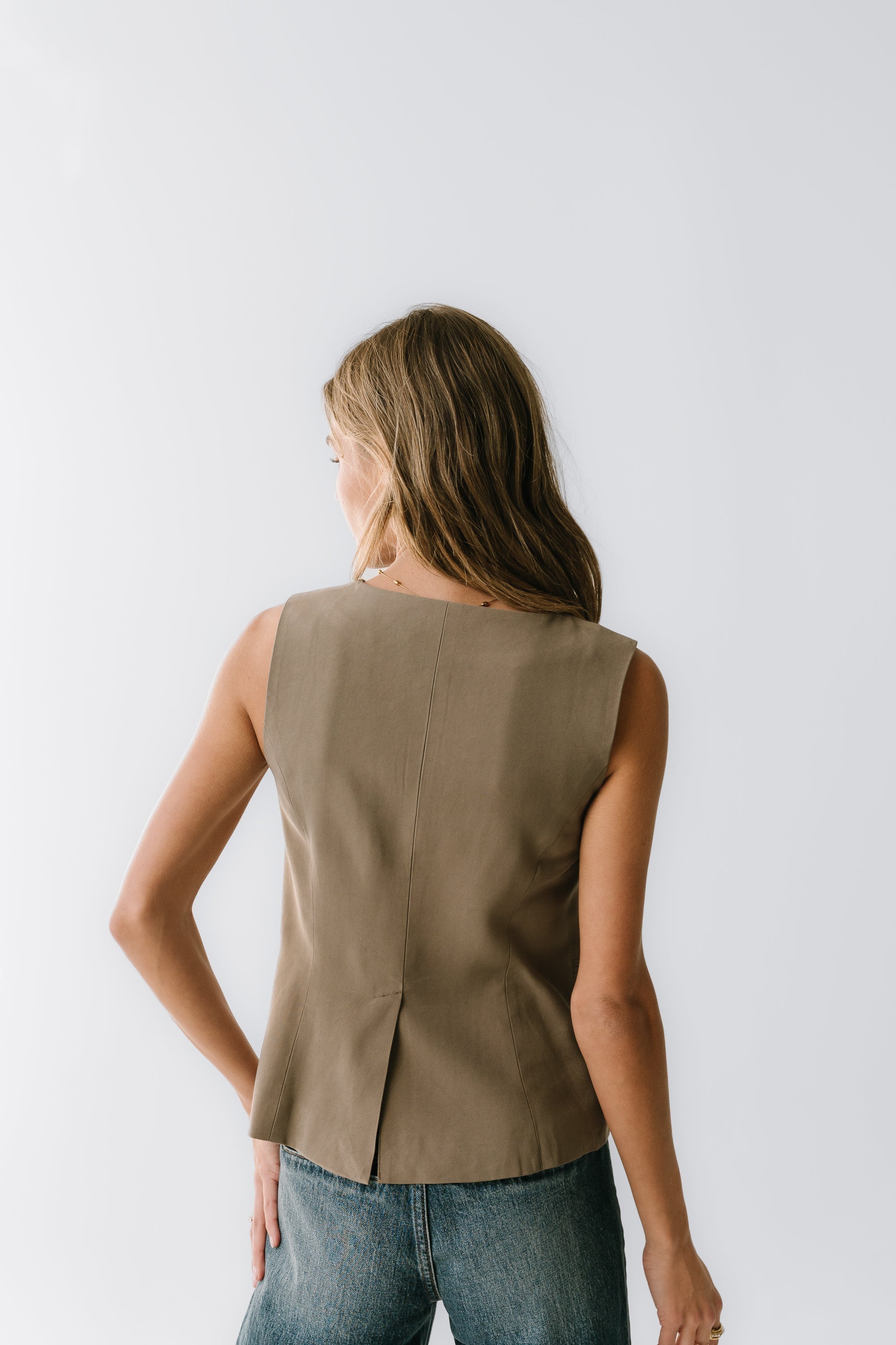 Katy Button Up Vest