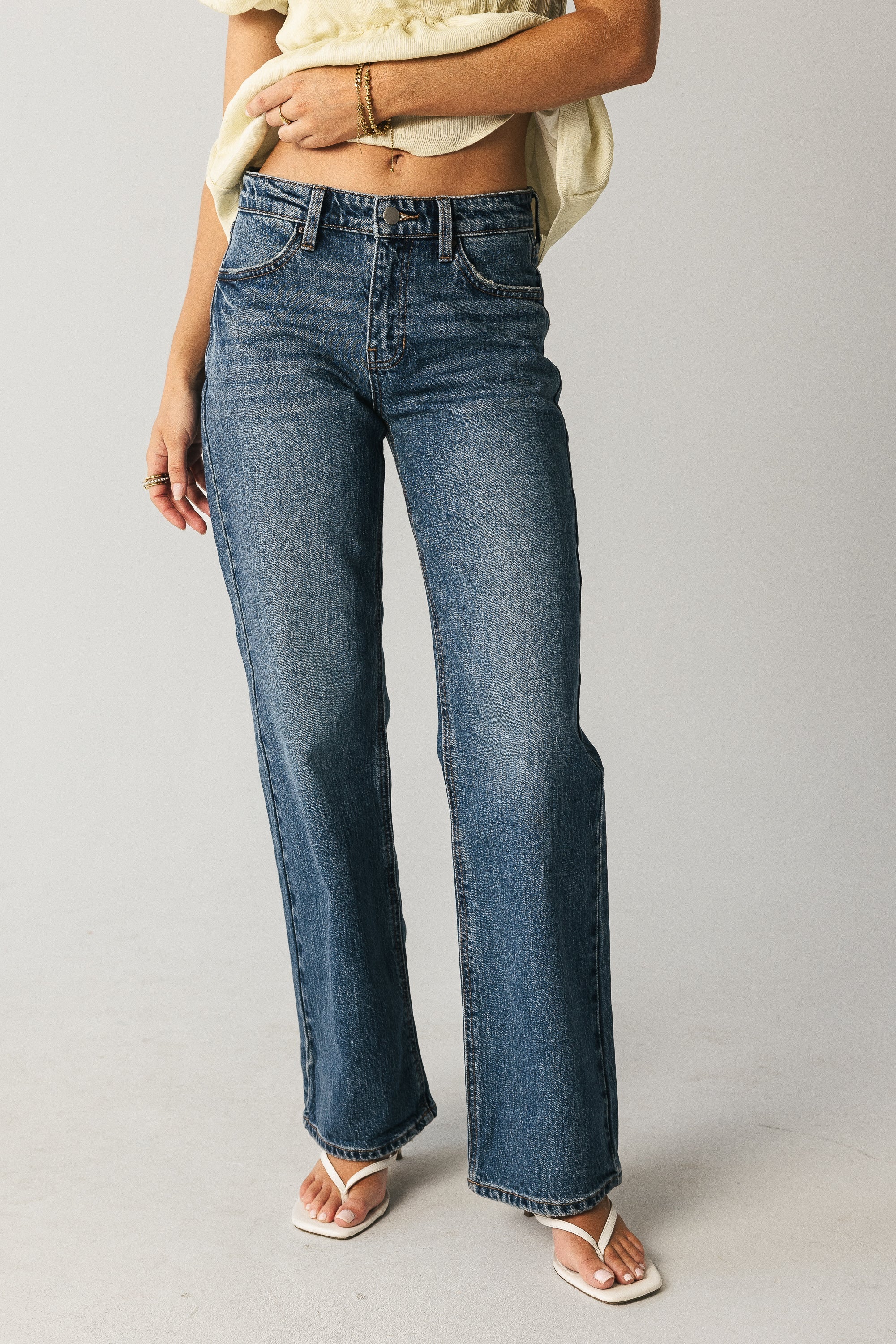 Marshall Straight Leg Jeans in Dark Wash