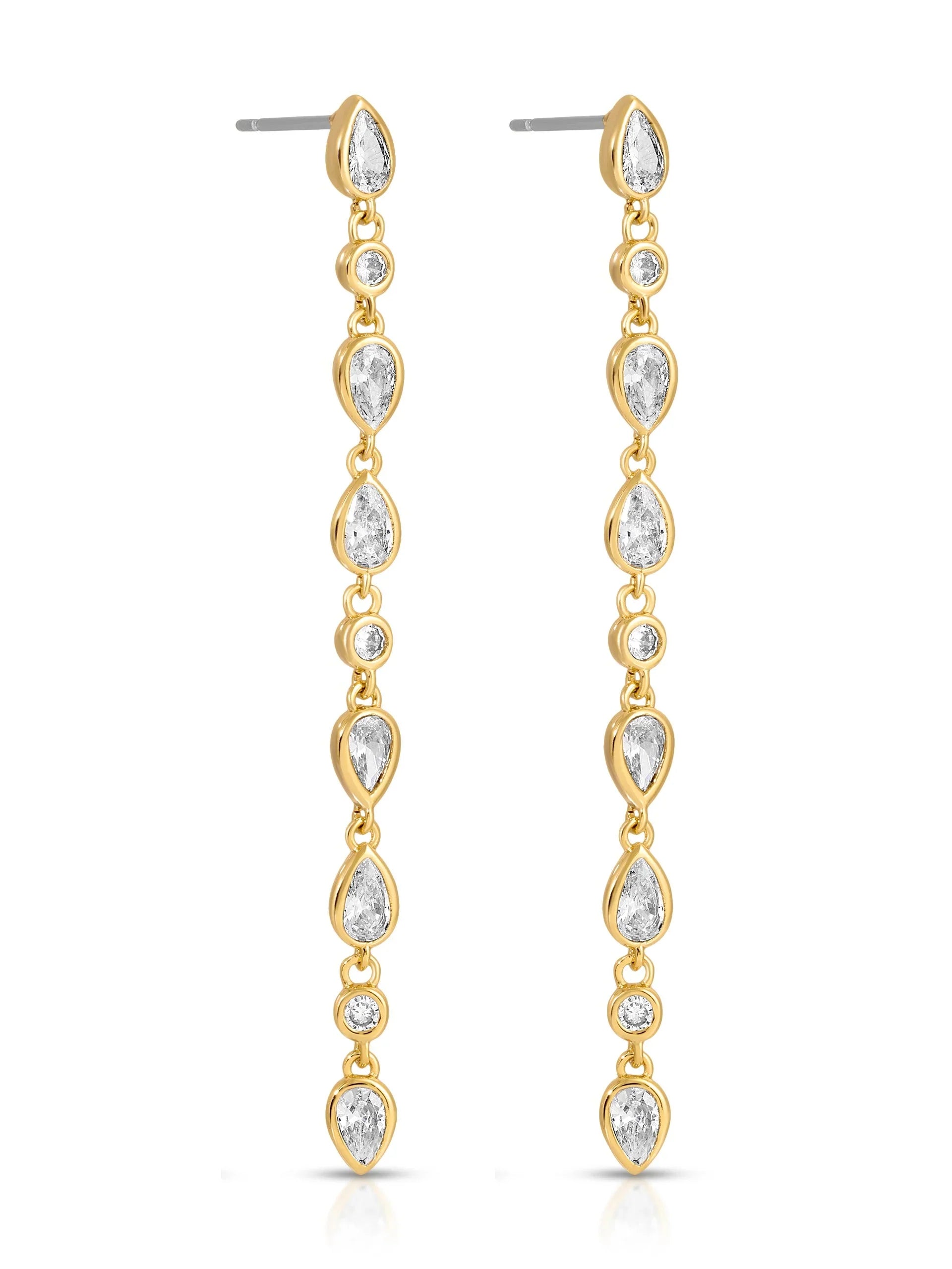 Crystal Rainfall Earrings