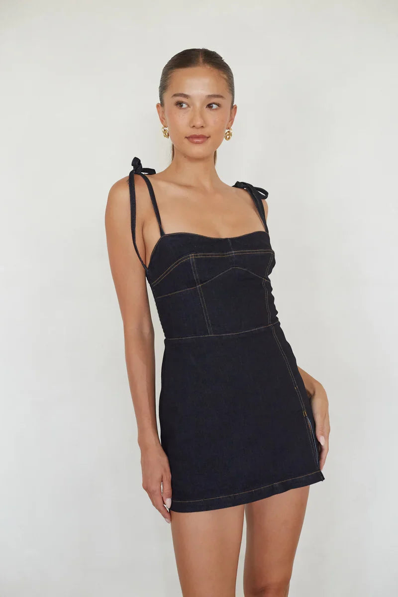 Saylor Denim Mini Dress